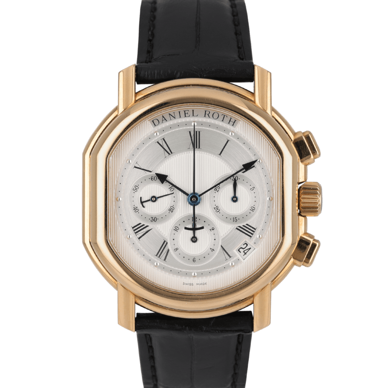 Photo of Masters Chronograph Yellow Gold Silver Dial 41mm