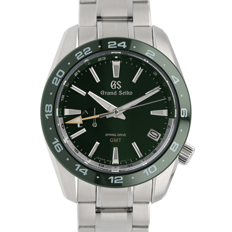 Photo of Spring Drive GMT Steel Green Dial 40mm