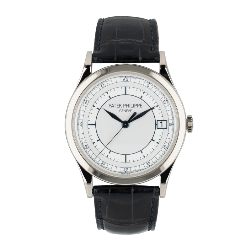 Photo of Calatrava Scientific White Gold Silver Dial 38mm