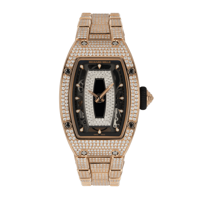 Photo of RM07-01 Rose Gold Onyx Dial with Diamonds 45mm