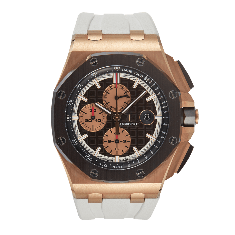 Photo of Royal Oak Offshore Rose Gold Brown Dial 44mm