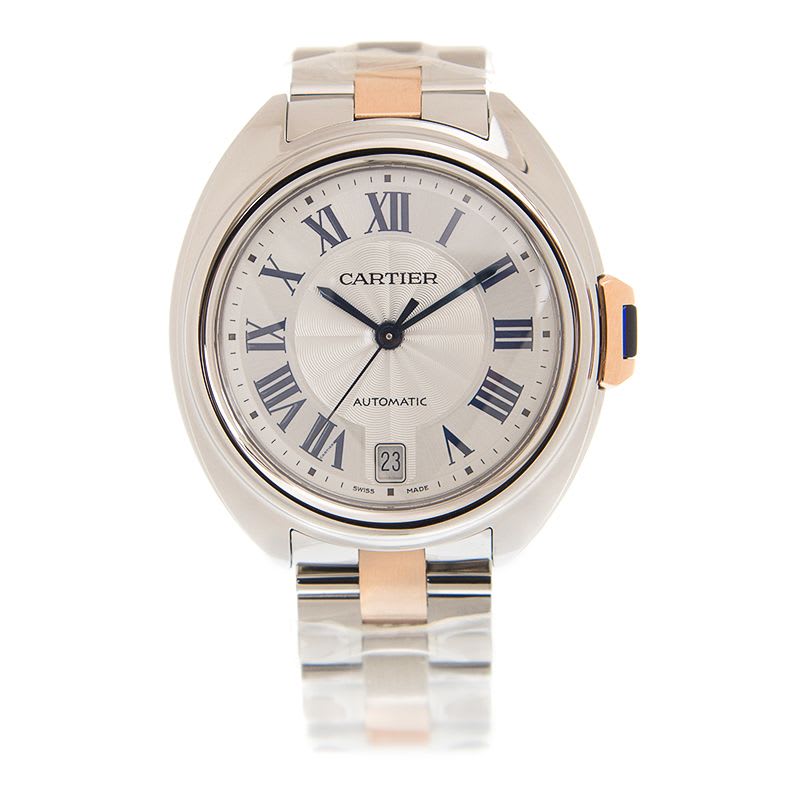 Photo of Ballon Bleu de Cartier Rose Gold & Steel White Dial 40mm