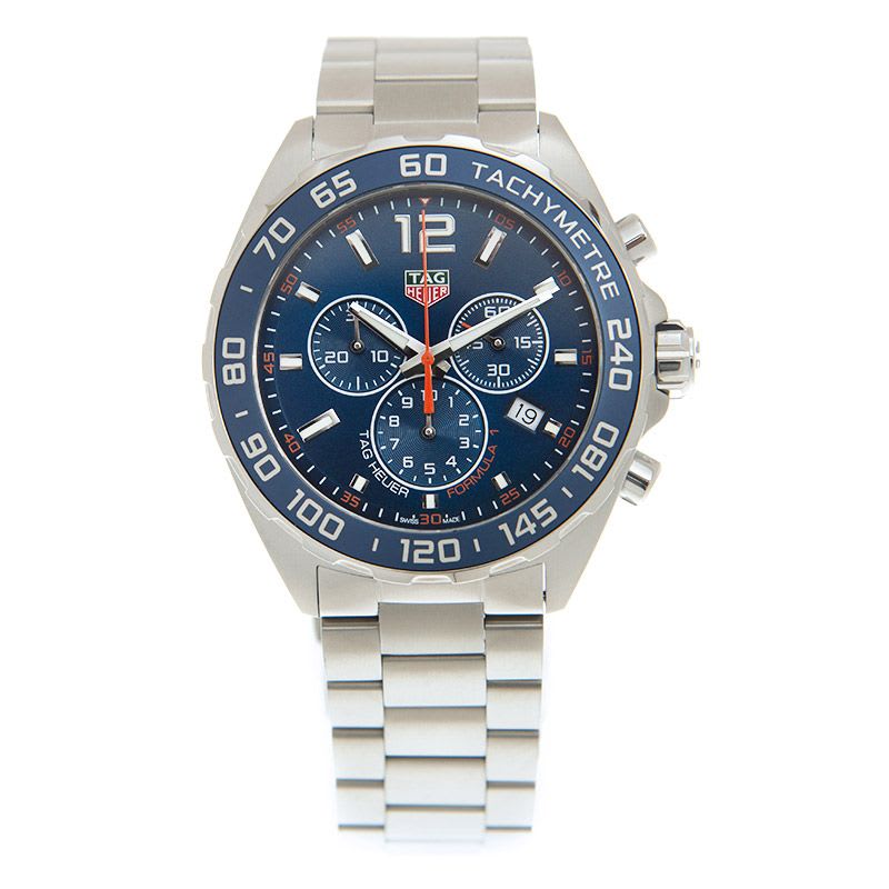 Tag Heuer Formula 1 Chronograph Quartz Steel Green Dial 43mm