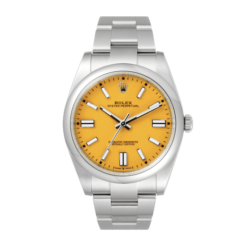 Photo of Oyster Perpetual Steel Yellow Dial 41mm