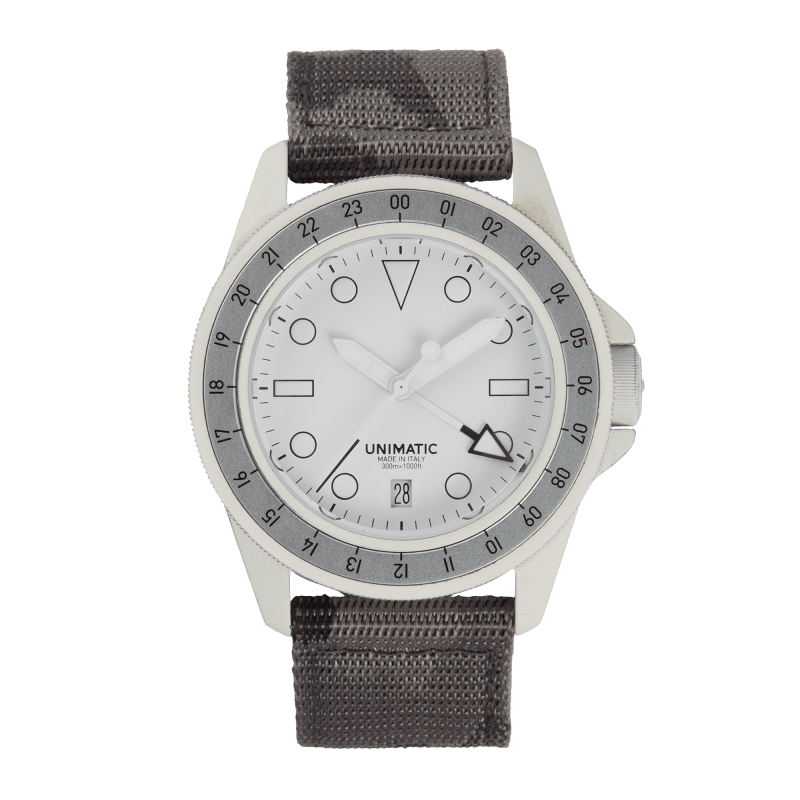 Photo of Modello Uno Unimatic x Revolution & The Rake GMT "Arctic Fox" 41mm