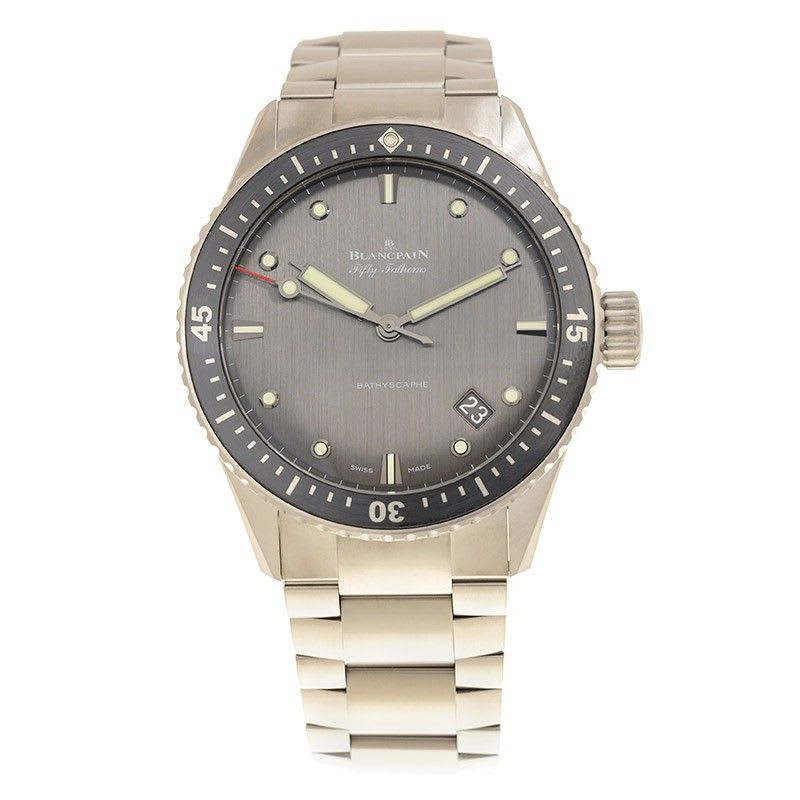 Photo of Fifty Fathoms Bathyscaphe Titanium Grey Dial 43mm