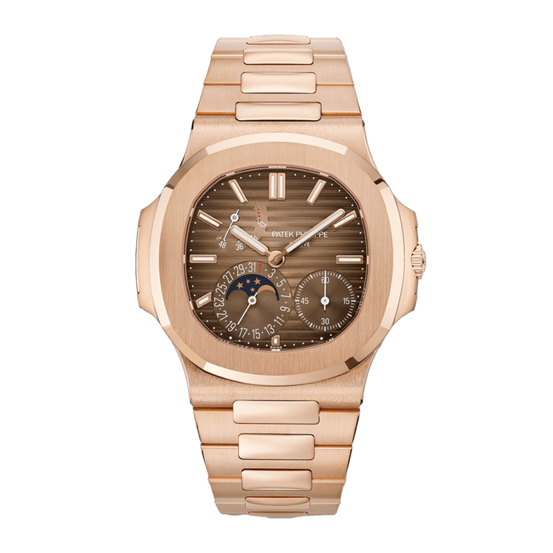 Photo of Nautilus Moonphase Rose Gold Brown Dial 40mm