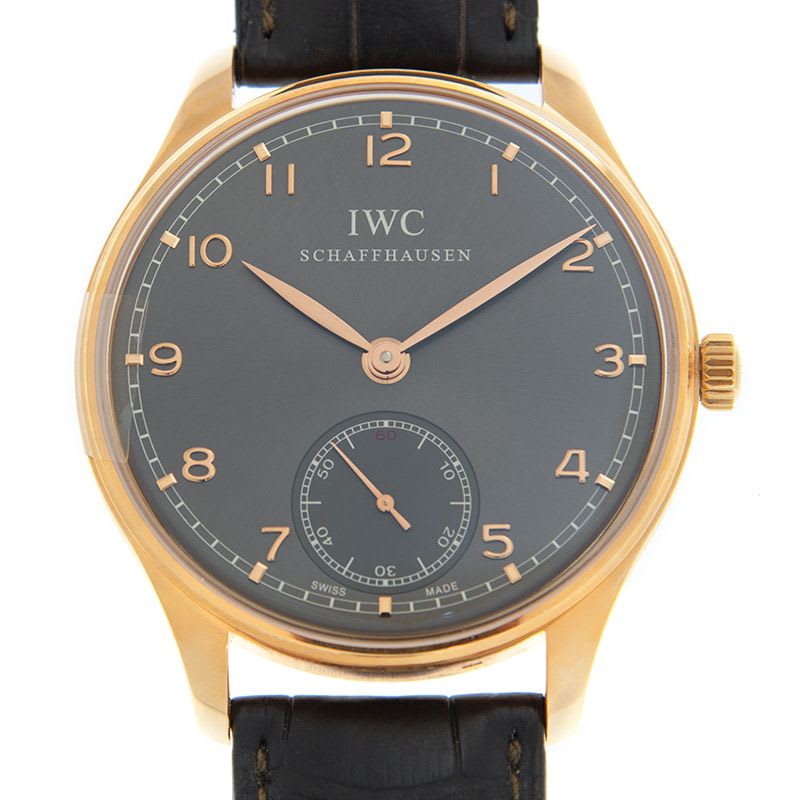 Photo of Portugieser Rose Gold Grey Dial 44mm