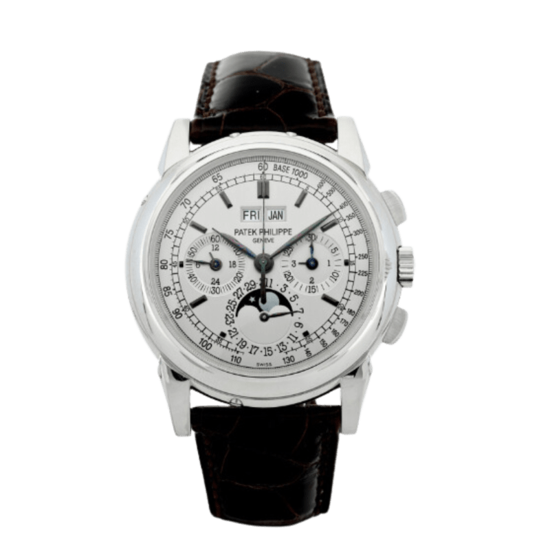 Photo of Perpetual Calendar Chronograph White Gold Silver Dial 40mm