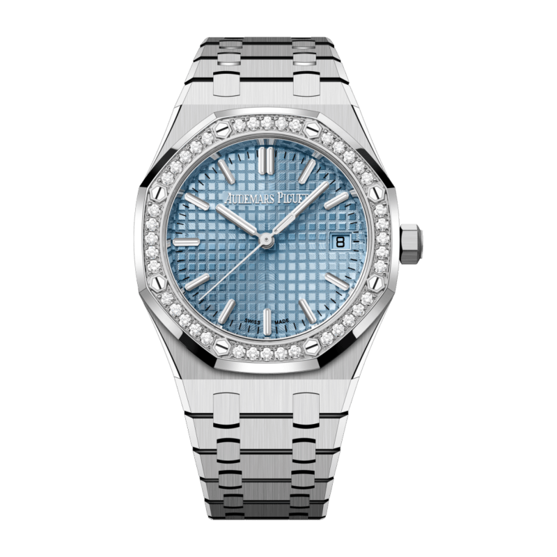 Audemars Piguet Royal Oak Selfwinding Steel Diamond Blue Dial 37mm