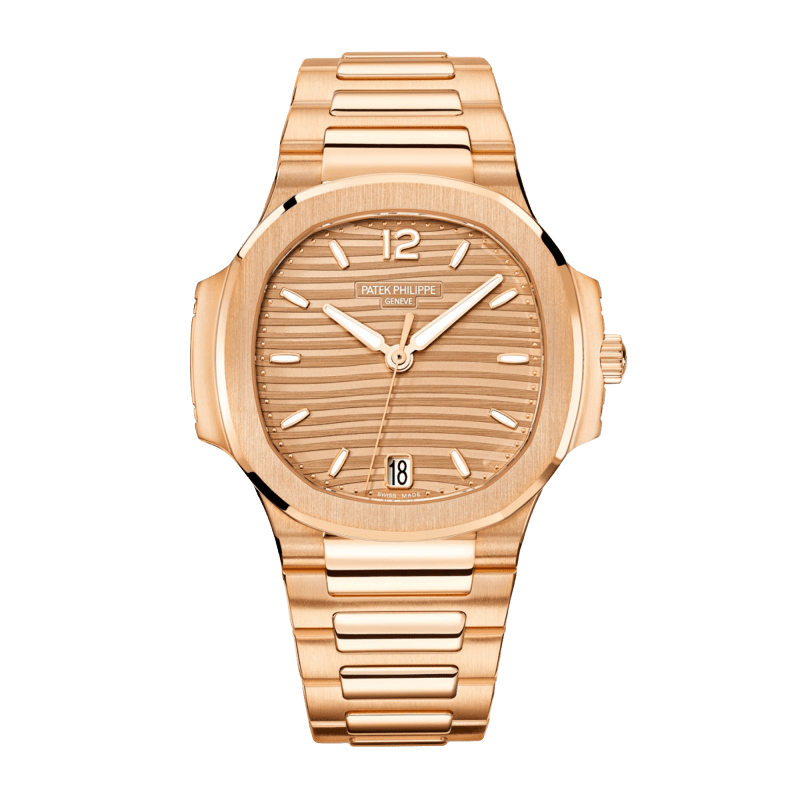 Photo of Nautilus Rose Gold Champagne Dial 35mm