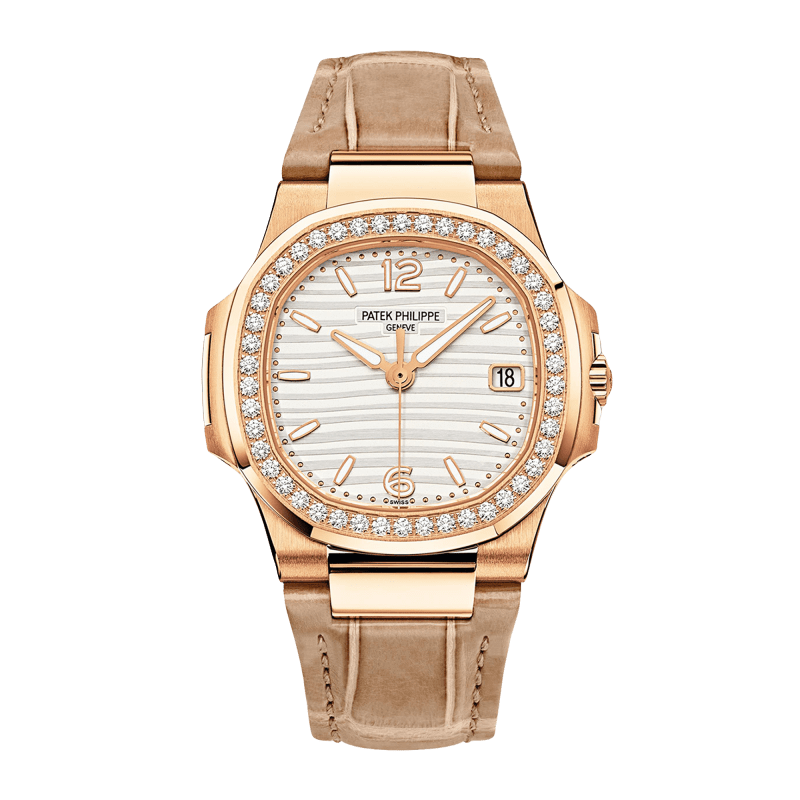 Photo of Nautilus Rose Gold Diamond White Dial 32mm