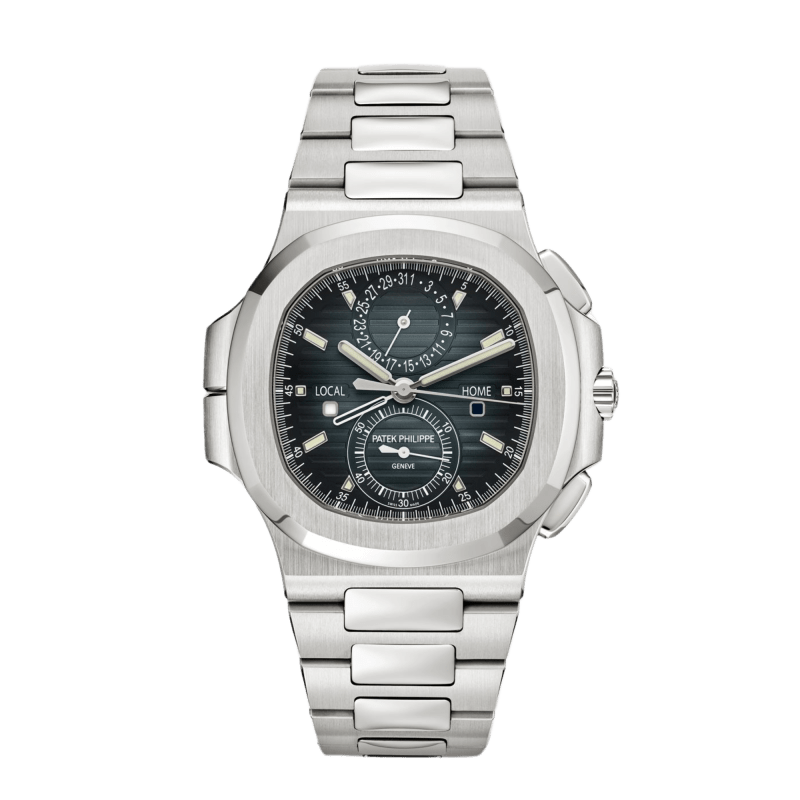 Photo of Nautilus Travel Time Steel Blue Dial 40mm