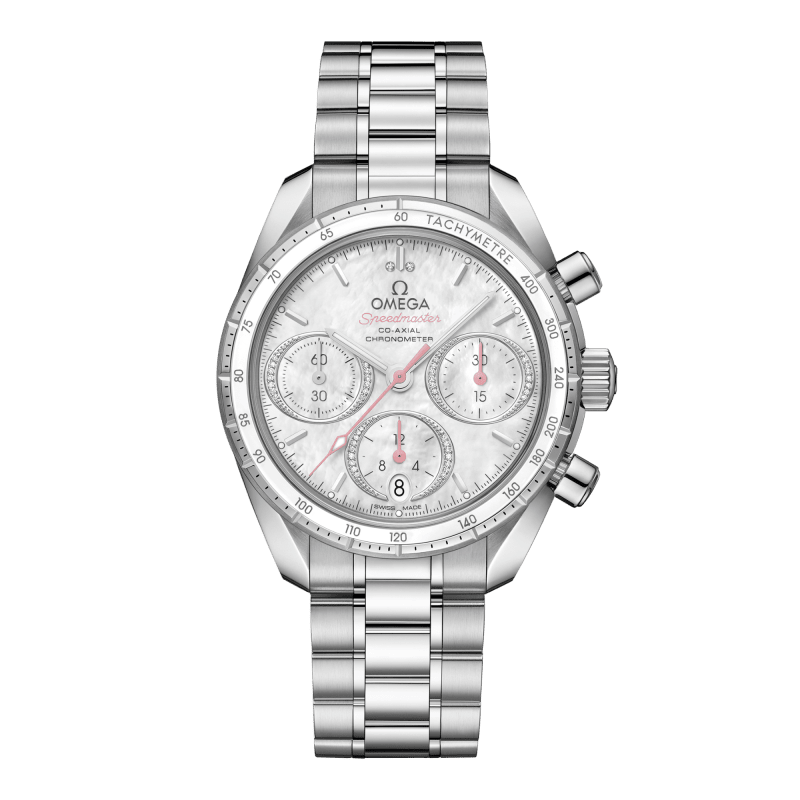 Photo of Speedmaster Chronograph Steel Mother of Pearl Dial 38mm