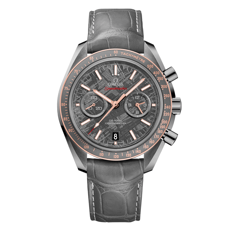 Photo of Speedmaster Moonwatch Ceramic Grey Side of the Moon Meteorite Dial