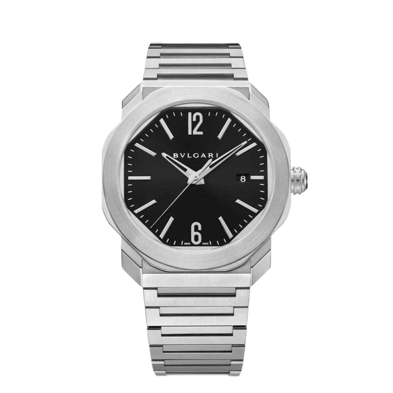 Photo of Octo Roma Steel Black Dial 41mm