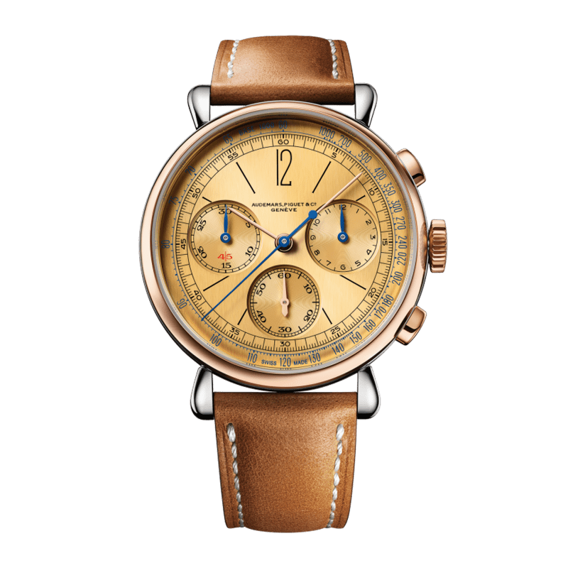 Photo of (re)Master01 Rose Gold & Steel Champagne Dial 40mm
