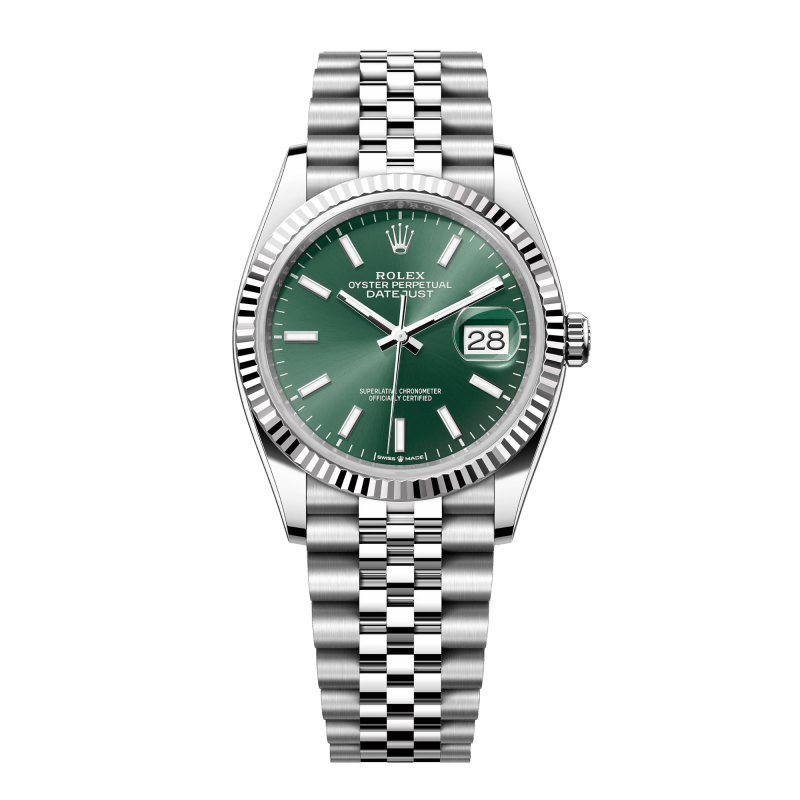Rolex Datejust Steel Jubilee Green Dial 36mm 126200-0023 - Make an