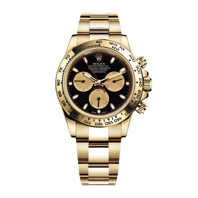 Rolex Daytona Yellow Gold Black Dial 40mm 116508-0008 - Make an
