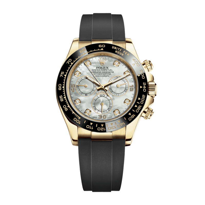 その他 NANA456 Rolex Daytona White Gold Oysterflex Mother of Pearl Dial