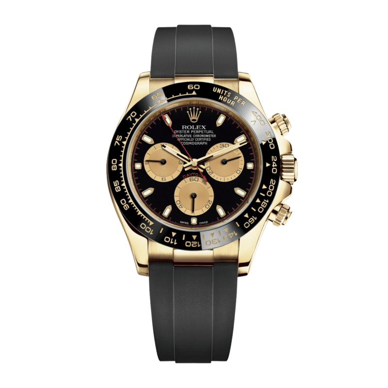 anne 　2 Rolex Daytona Yellow Gold Oysterflex White Dial 40mm 116518LN-0041