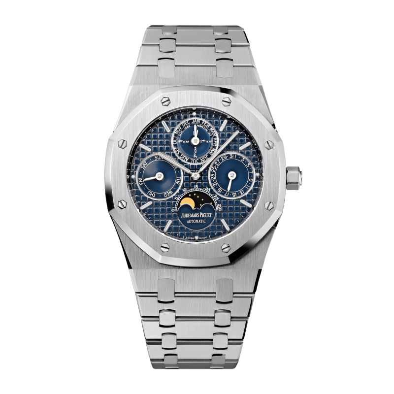 Audemars Piguet Royal Oak Perpetual Calendar Steel Blue Dial 39mm