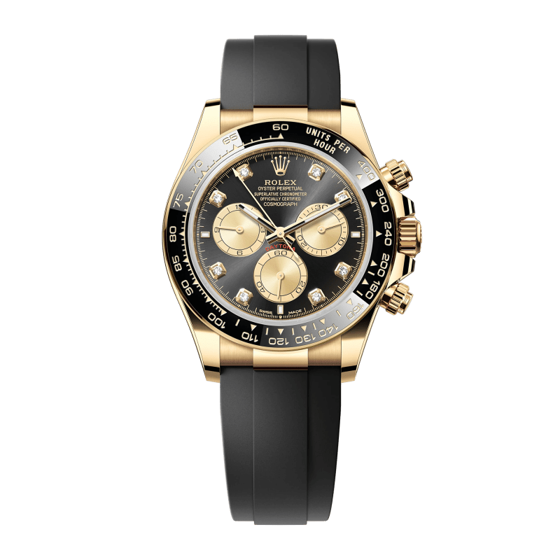 その他 flk040201 Rolex Daytona Yellow Gold Oysterflex Turquoise Dial 40mm 126518LN