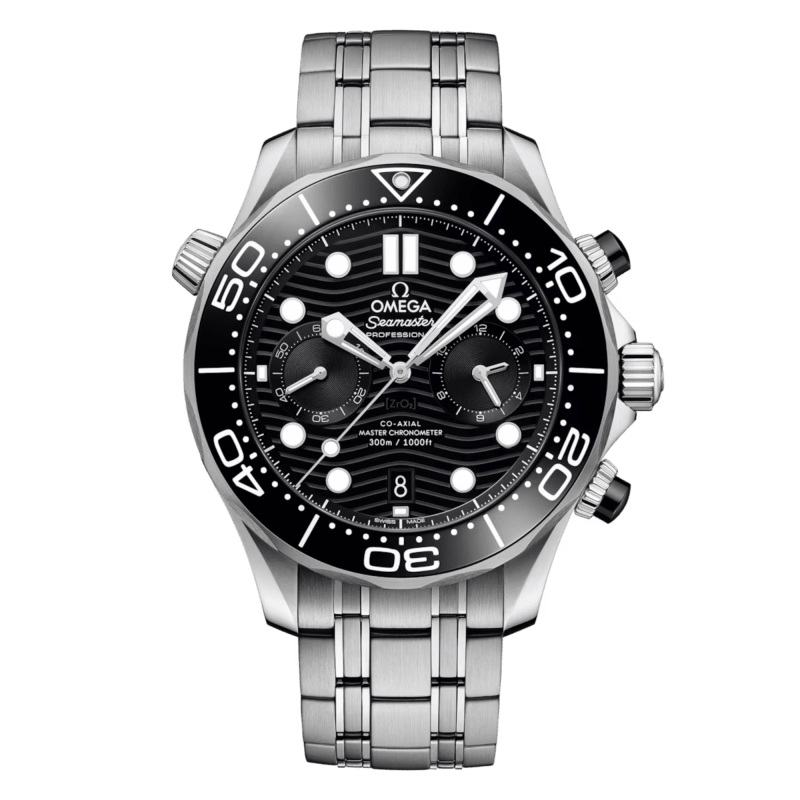 Photo of Seamaster Diver 300m Steel Chronograph Black Dial 44mm