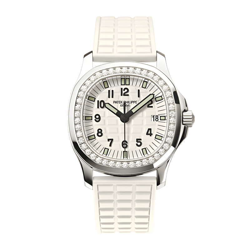 Photo of Aquanaut Steel Diamond White Dial 35mm