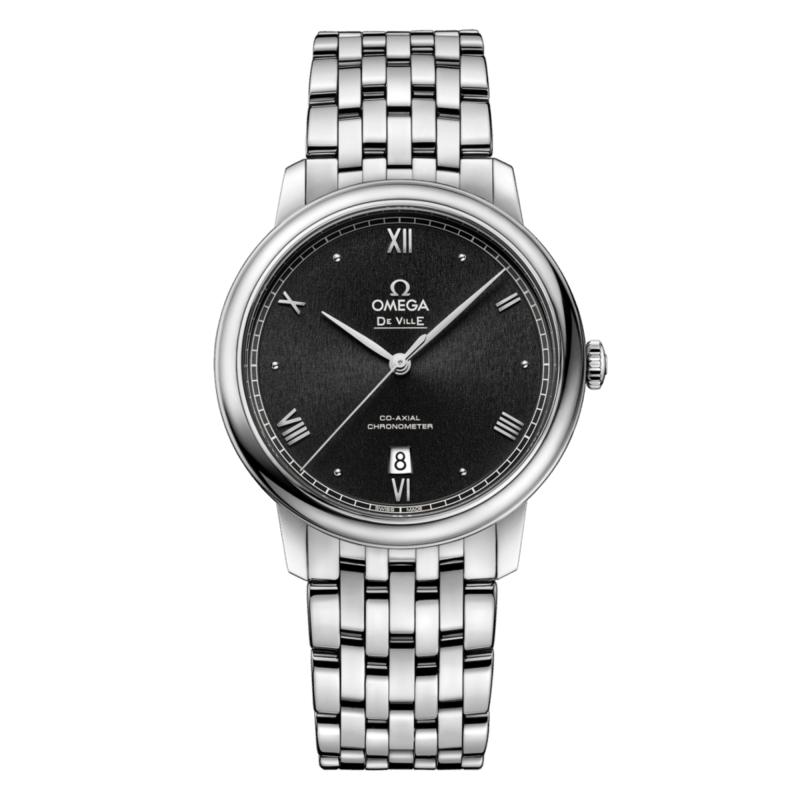 Photo of De Ville Prestige Steel Black Dial 39mm