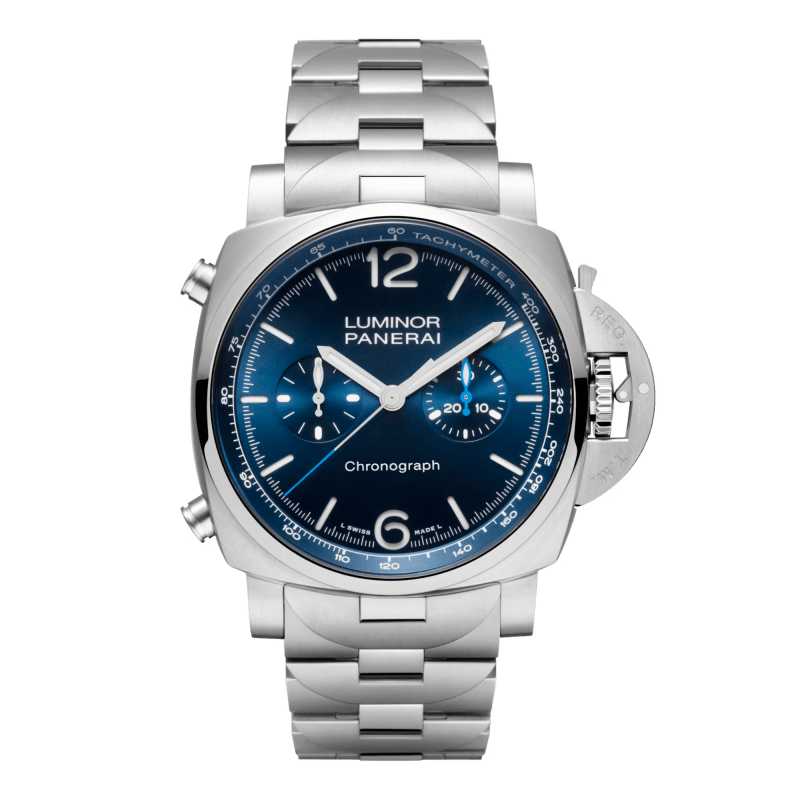 Photo of Luminor 1950 Chronograph Steel Blue Dial 44mm