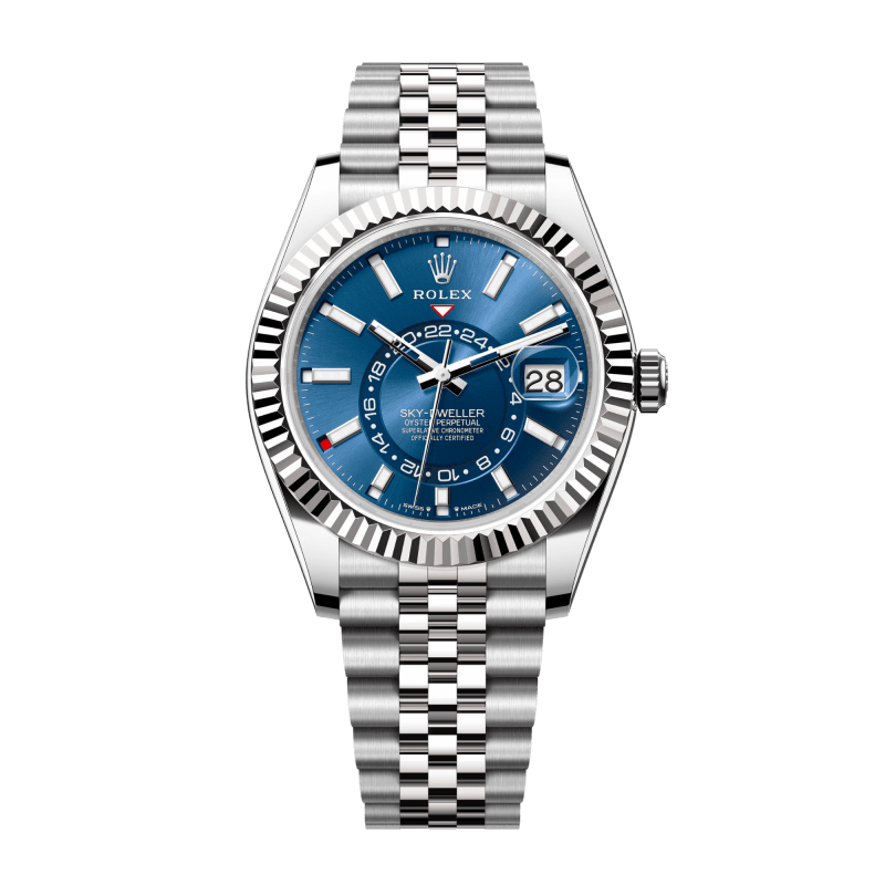 Photo of Sky-Dweller Steel Jubilee Blue Dial 42mm