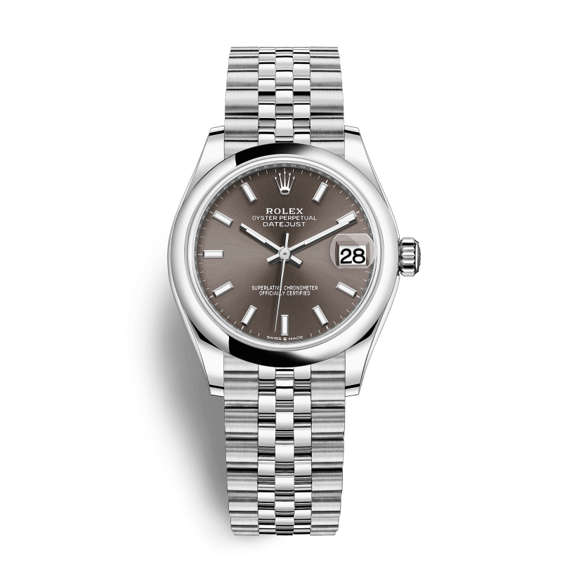 Rolex Datejust Steel Jubilee Grey Dial 31mm 278274-0008 - Make an