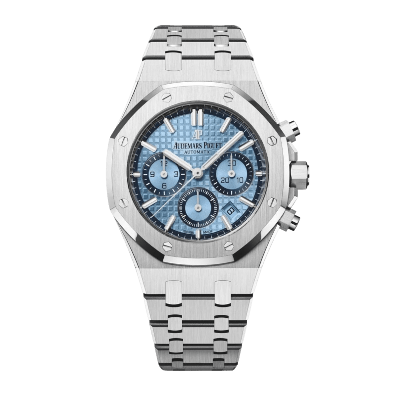 Photo of Royal Oak Chronograph White Gold Blue Dial 38mm