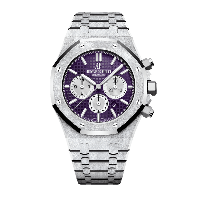 Photo of Royal Oak Chronograph White Gold Purple Dial 41mm