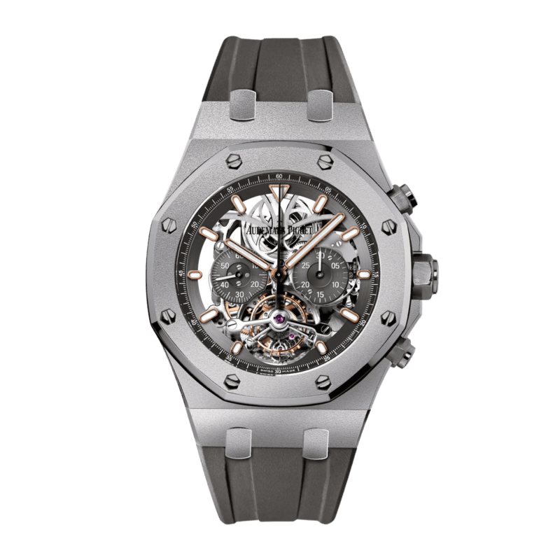 Photo of Royal Oak Tourbillon Chronograph Titanium Skeleton Dial 44mm