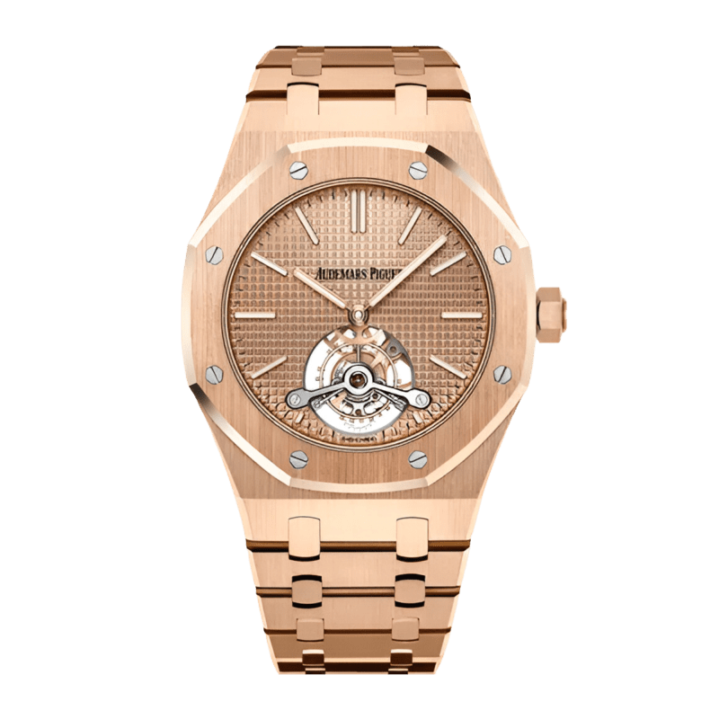 Photo of Royal Oak Ultra Thin Tourbillon Rose Gold Pink Dial 41mm
