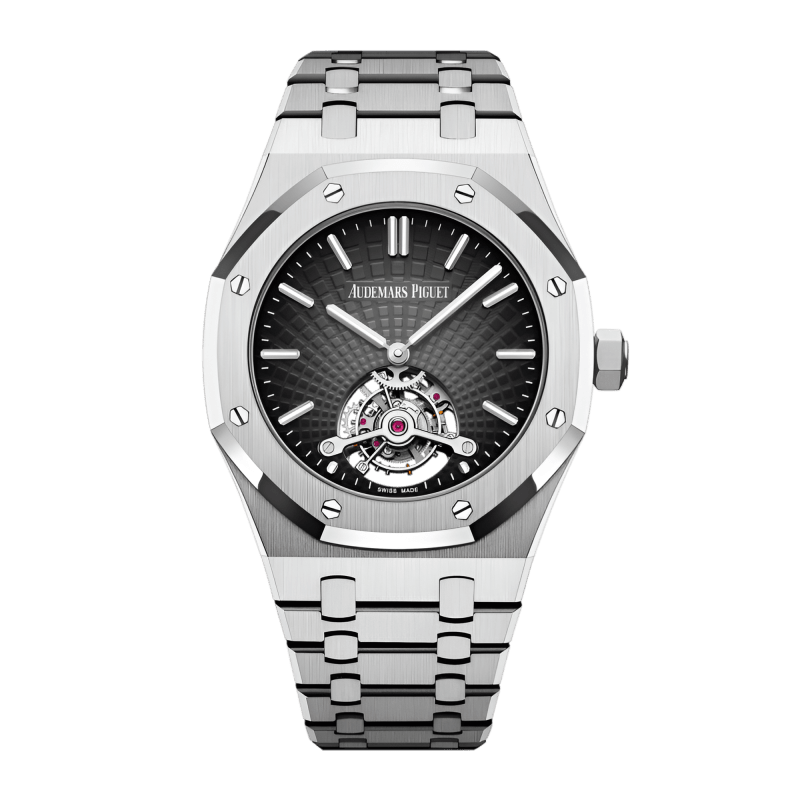 Photo of Royal Oak Ultra Thin Tourbillon White Gold Black Dial 41mm