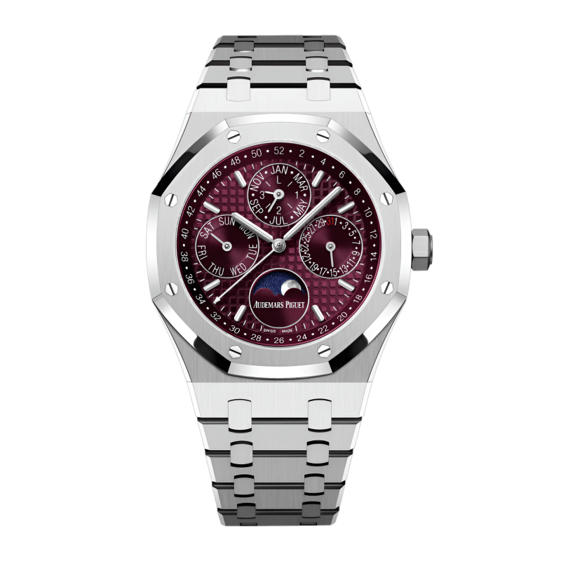 Photo of Royal Oak Perpetual Calendar White Gold Purple Dial 41mm