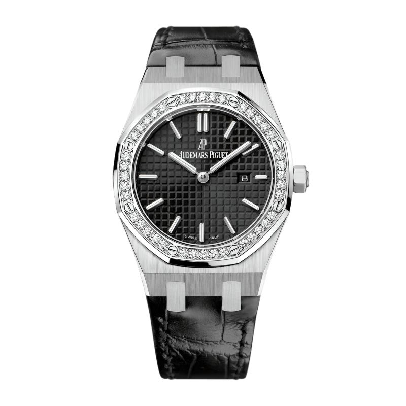 Photo of Royal Oak Steel Diamond Black Dial 33mm