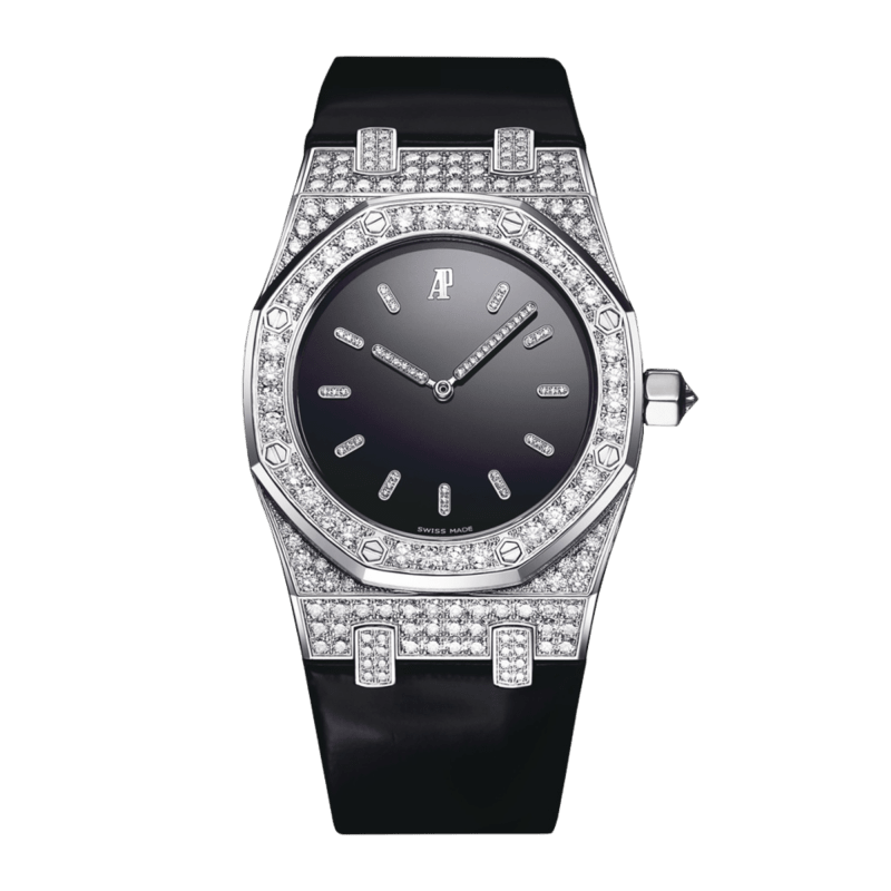 Photo of Royal Oak White Gold Diamond Black Dial 33mm