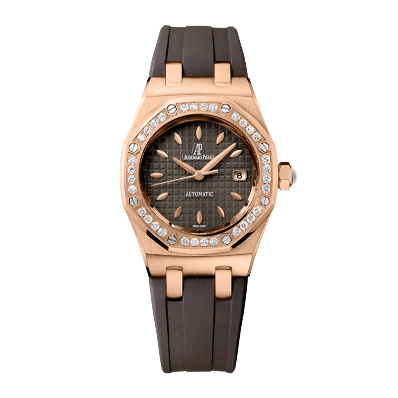 Photo of Royal Oak Rose Gold Diamond Brown Dial 33mm