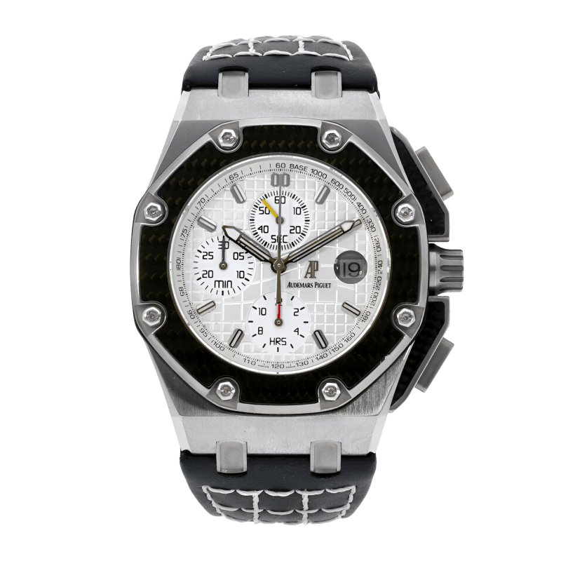 Audemars Piguet Royal Oak Offshore Chronograph Steel White Audemars Piguet Royal Oak Offshore Chronograph Steel White