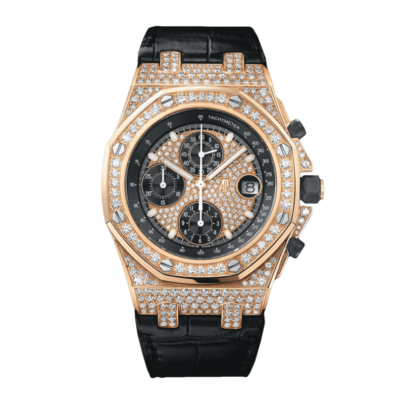 Audemars Piguet Royal Oak Offshore White Gold Diamond Pave Dial