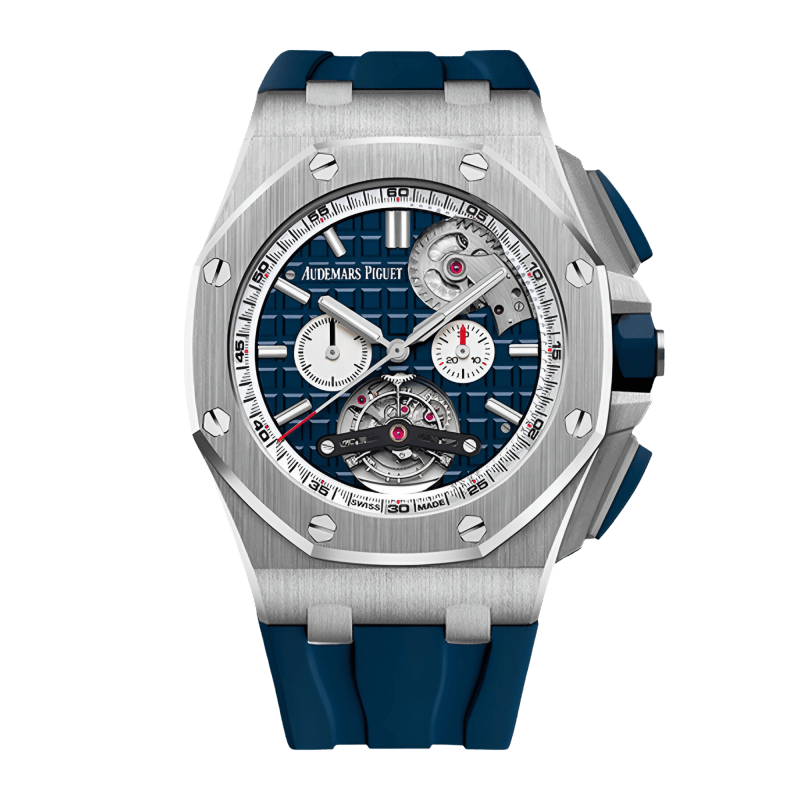 Photo of Royal Oak Offshore Tourbillon Chronograph Steel Blue Dial 44mm