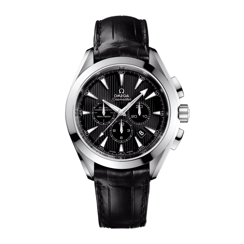 Photo of Aqua Terra Chronograph Steel Black Dial 44mm