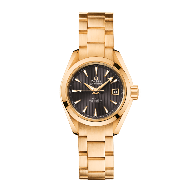 Photo of Aqua Terra Yellow Gold Grey Dial 30mm