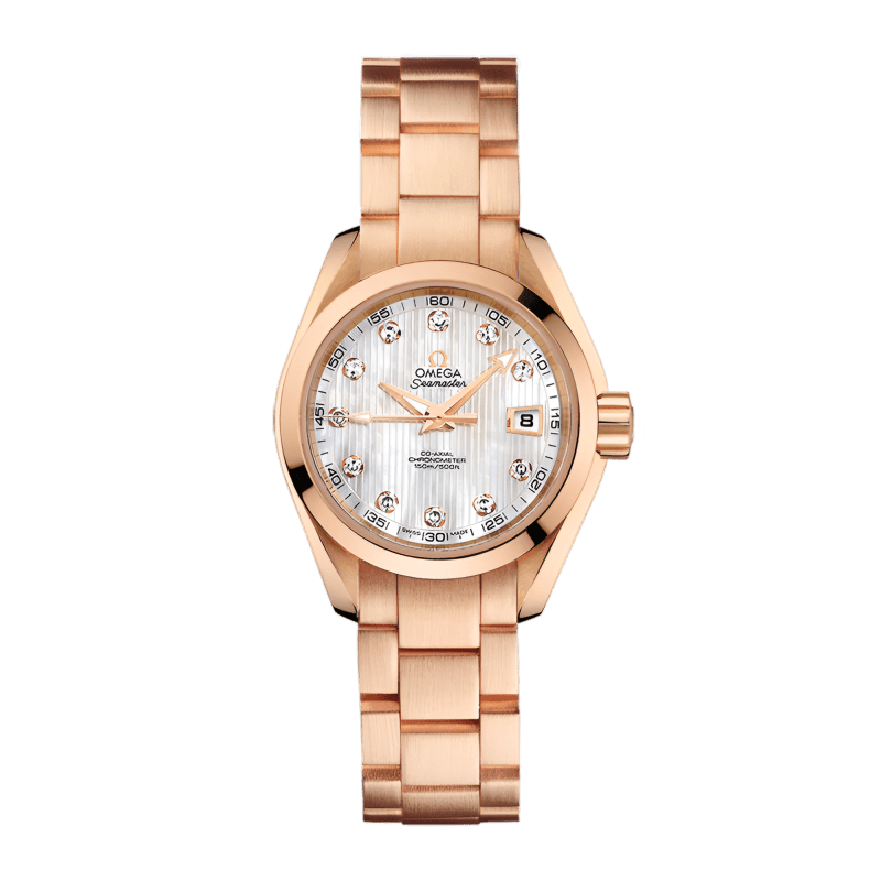 Photo of Aqua Terra Rose Gold White Dial 30mm