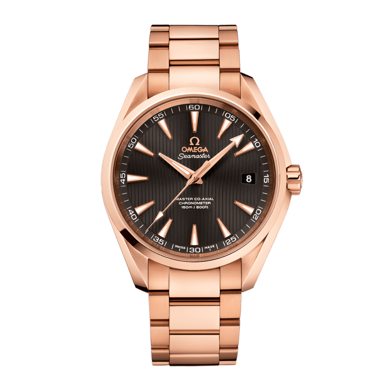 Photo of Aqua Terra Rose Gold Grey Dial 41mm