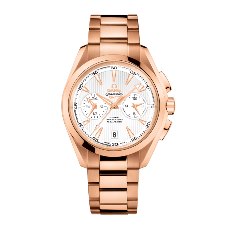 Photo of Aqua Terra Rose Gold Silver Dial 43mm